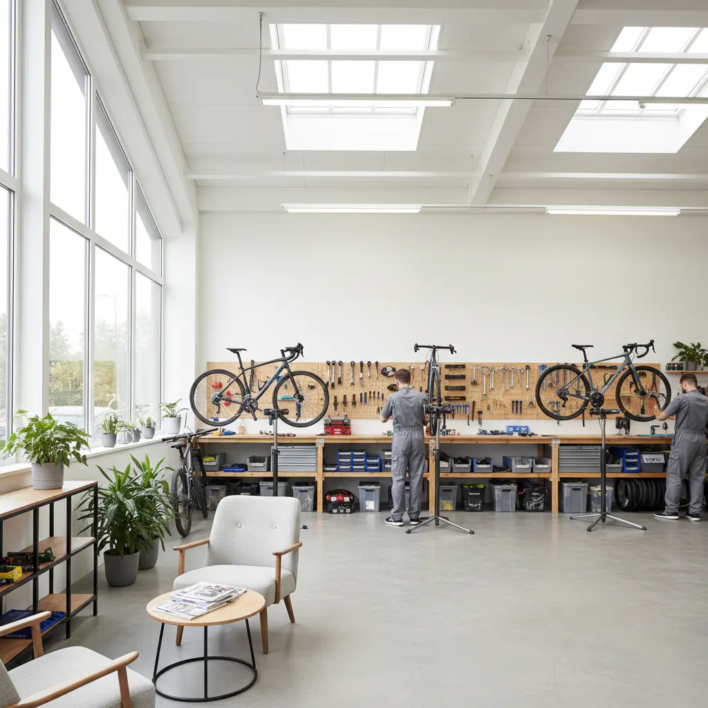 Interno officina VeloRent